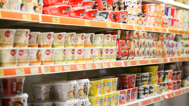 H-mart soup aisle