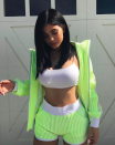 <p>Although the youngest Jenner <a rel="nofollow" href="https://www.yahoo.com/lifestyle/long-take-women-show-theyre-pregnant-201042935.html" data-ylk="slk:hasn’t posted a full-body photo;elm:context_link;itc:0;sec:content-canvas;outcm:mb_qualified_link;_E:mb_qualified_link;ct:story;" class="link  yahoo-link">hasn’t posted a full-body photo</a> in a while, she sported this Chanel set back in March. (Photo: Instagram/kyliejenner) </p>