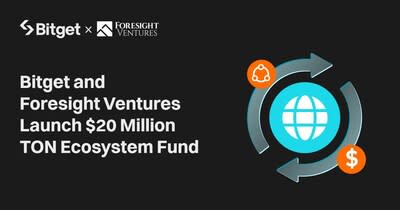 Bitget and Foresight Ventures Launch $20 Million TON Ecosystem Fund Amid TON Surpassing Ethereum in Daily Active Addresses