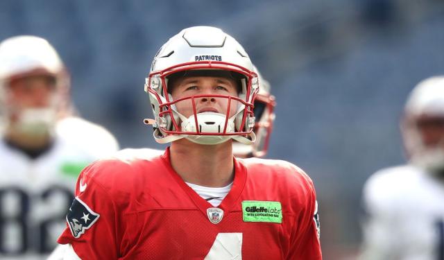 Patriots' Bailey Zappe ready to 'take full advantage' if given chance to  battle Mac Jones for starting QB job