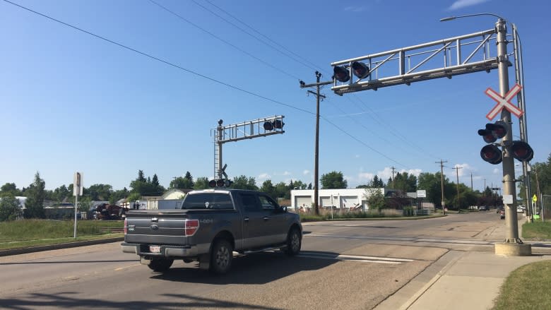 'He didn't deserve this at all': Camrose residents gather after senior's death at train crossing