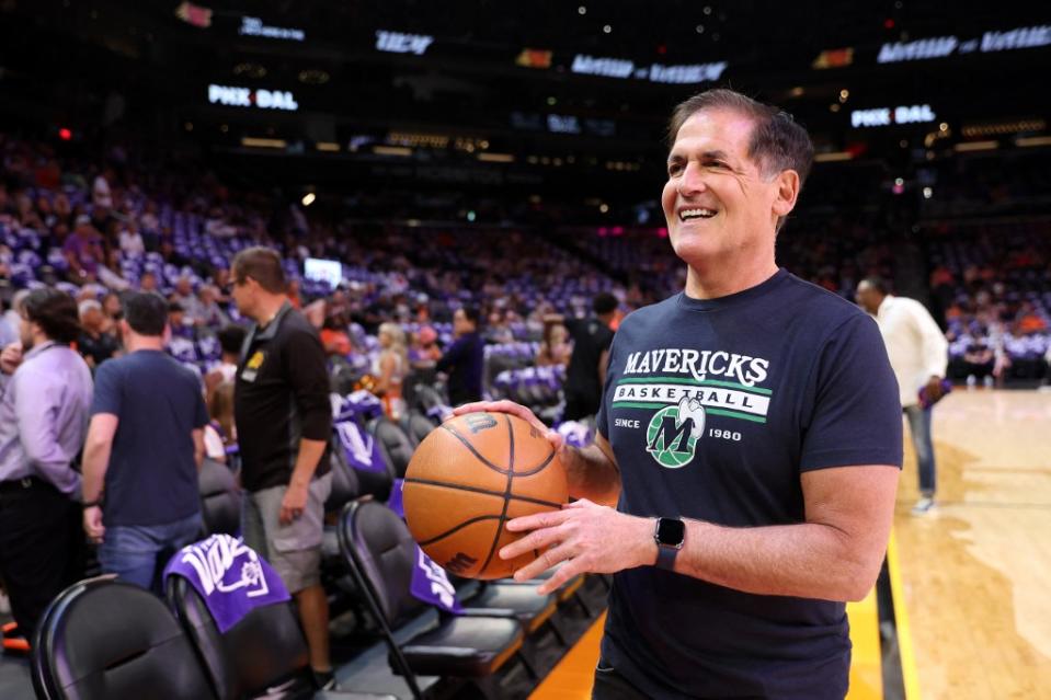 Mark Cuban 想要蓋一座恐龍主題樂園。法新社