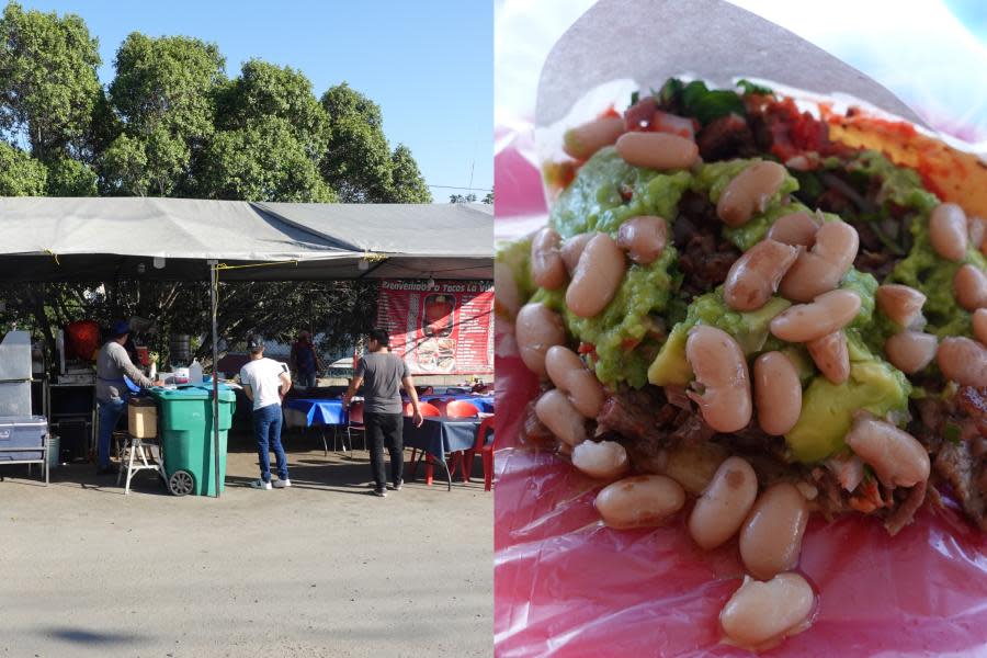 ¡Más carne que tortilla! Prueba este delicioso taco de asada de “Tacos la Villita” en Tijuana