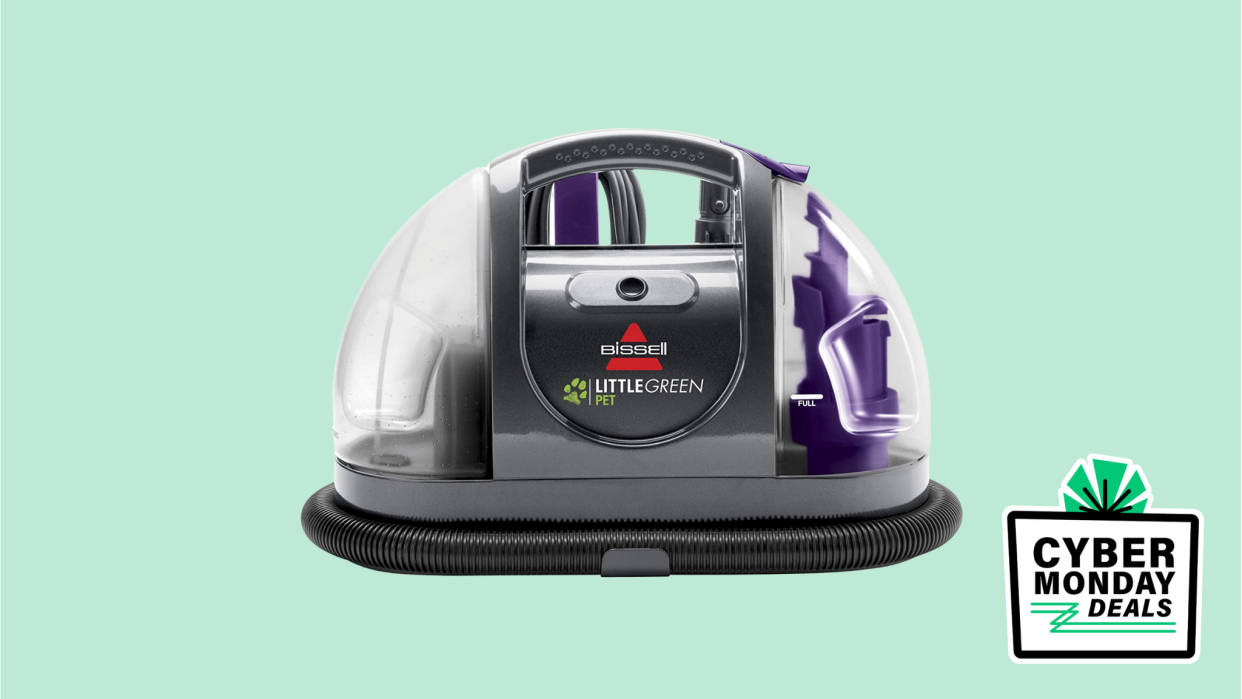 Save big on the Bissell Little Green Pet Portable Carpet Cleaner.