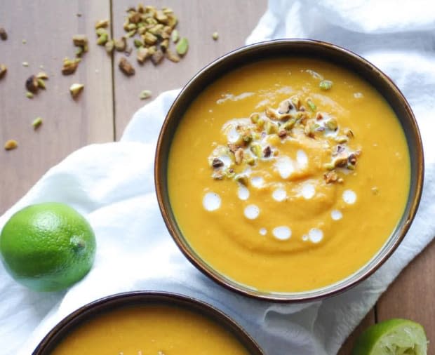 Carrot Ginger Soup - The Forked Spoon