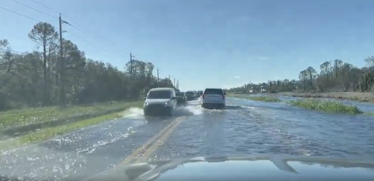 I75 closed in south Sarasota County because of flooding brought by