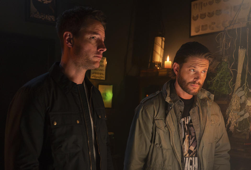 Jensen Ackles as Russell Shaw in 'Tracker' Season 1 Episode 12