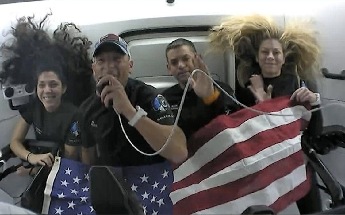 Crew meet with American veterans charity as they prepare for first ever commercial spacewalk