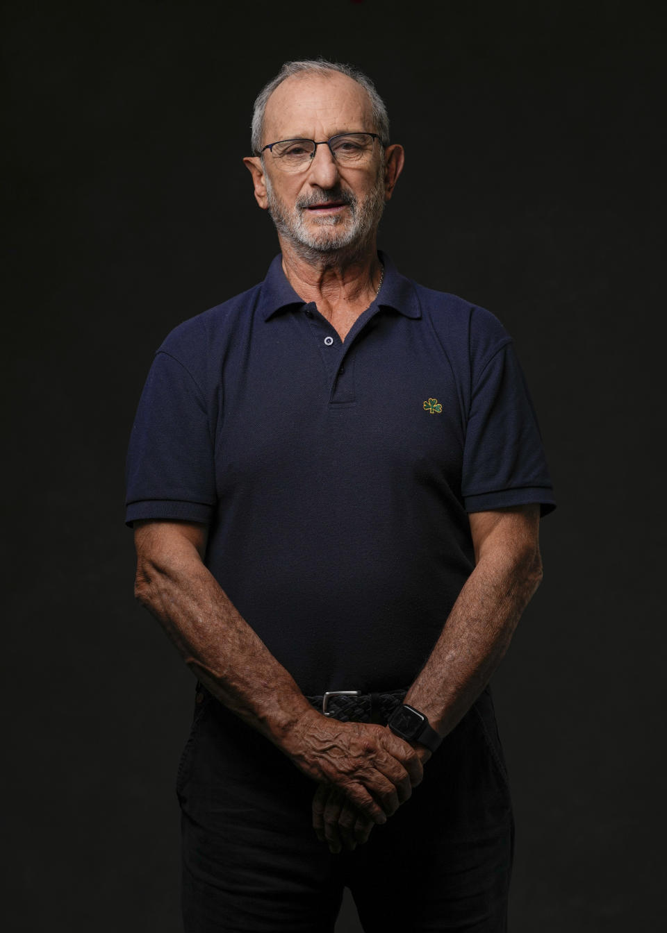Gustavo Zerbino poses for a portrait to promote the film "Society of the Snow" on Friday, Oct. 27, 2023, in Los Angeles. Zerbino is a survivor of a 1972 plane crash in the Andes. (AP Photo/Ashley Landis)