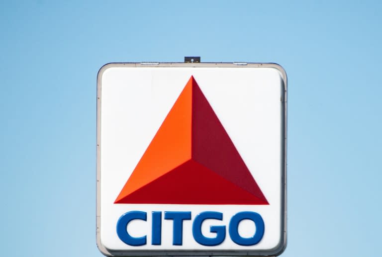 El logo de Citgo, filial en EEUU de la petrolera estatal venezolana PDVSA, en una gasolinera en Middletown, Delaware (este), el 26 de julio de 2019 (JIM WATSON)
