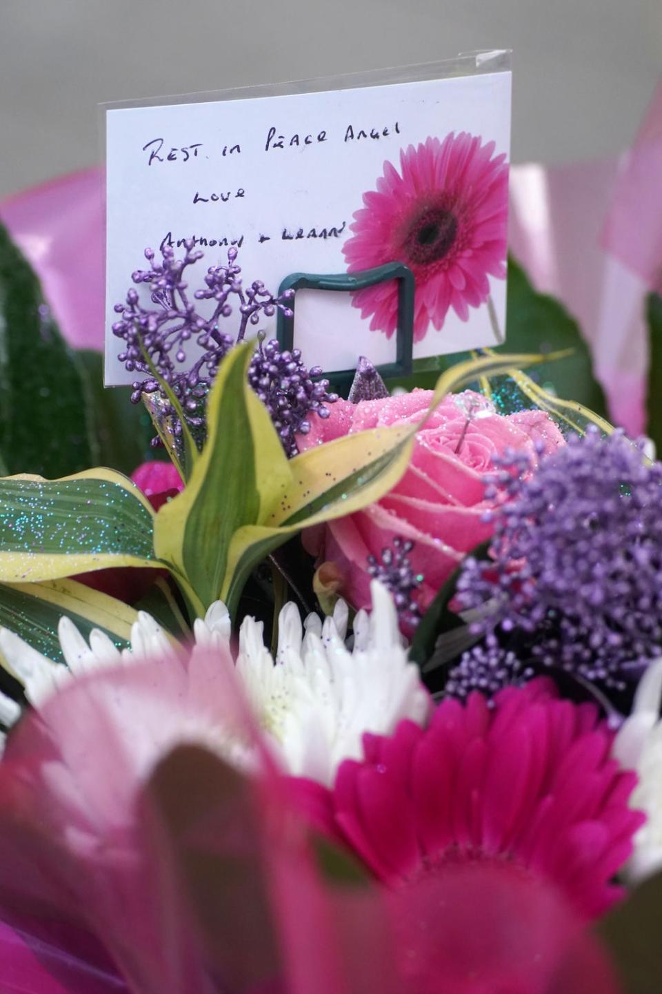 Flowers near the scene in Liverpool city centre (Peter Byrne/PA) (PA Wire)