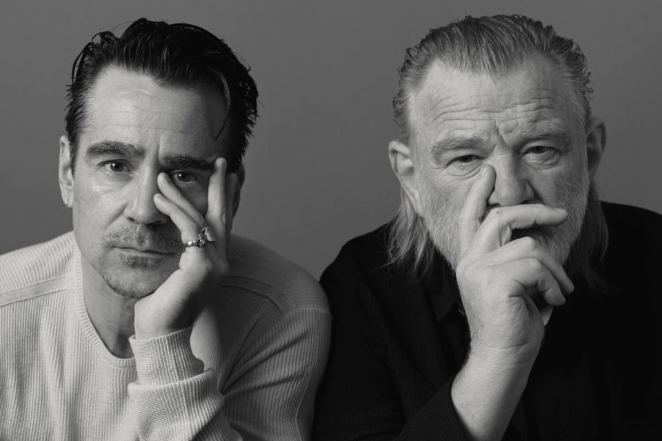 NEW YORK, NY - OCTOBER 14, 2022: Colin Farrell and Brendan Gleeson from "The Banshees of Inisherin."