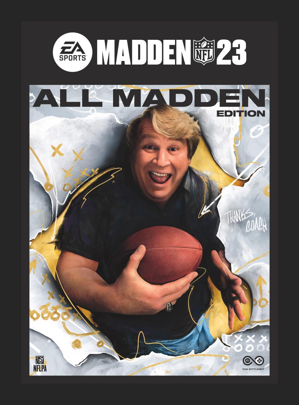 Legendary coach John Madden will grace the cover of the video game that bears his name.