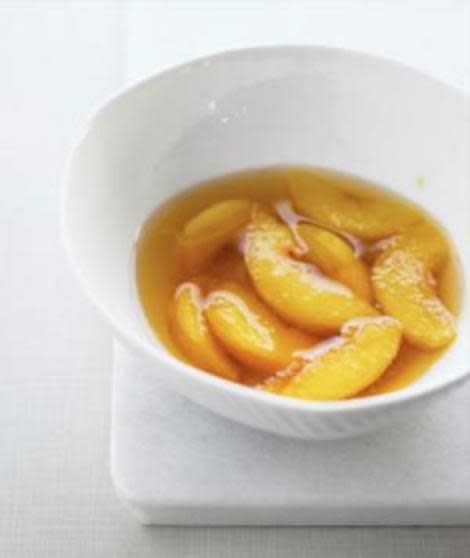 Canned peaches