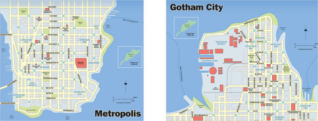 gotham city map