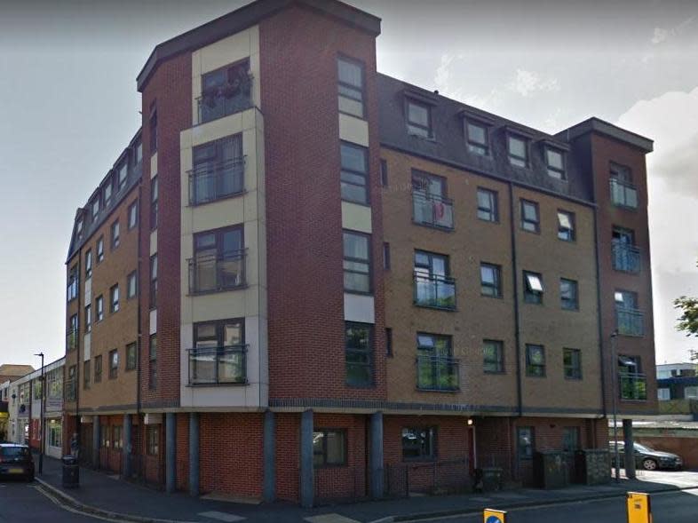 Police were called to an address in Mulberry House, Portsmouth after reports that a girl had fallen from a window: Google Maps