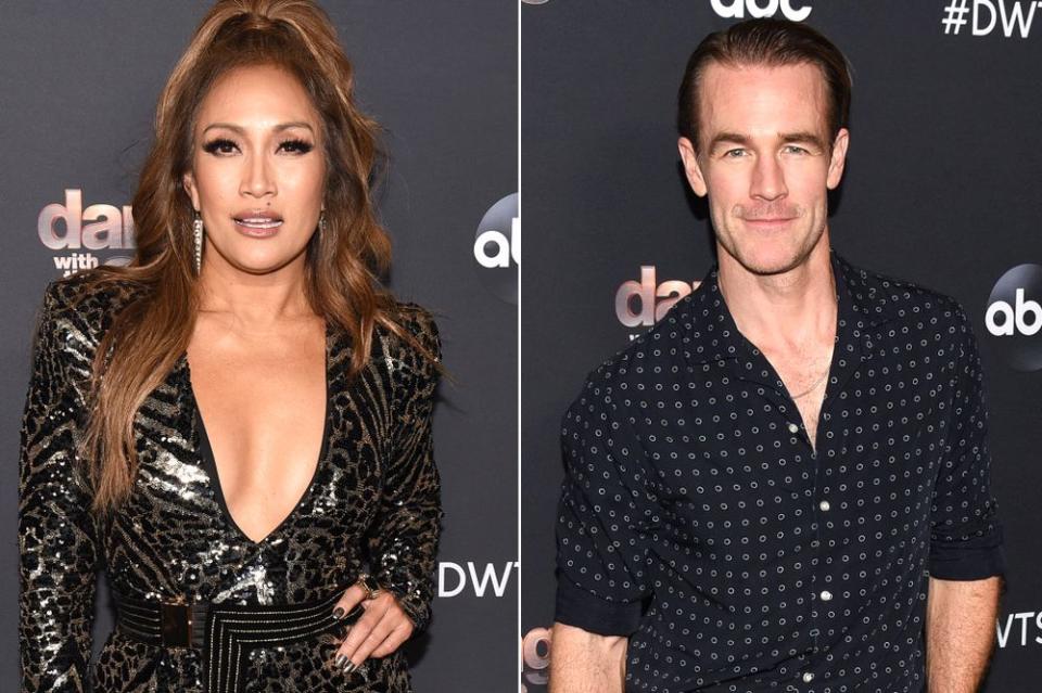 Carrie Ann Inaba and James Van Der Beek | MediaPunch/Shutterstock (2)