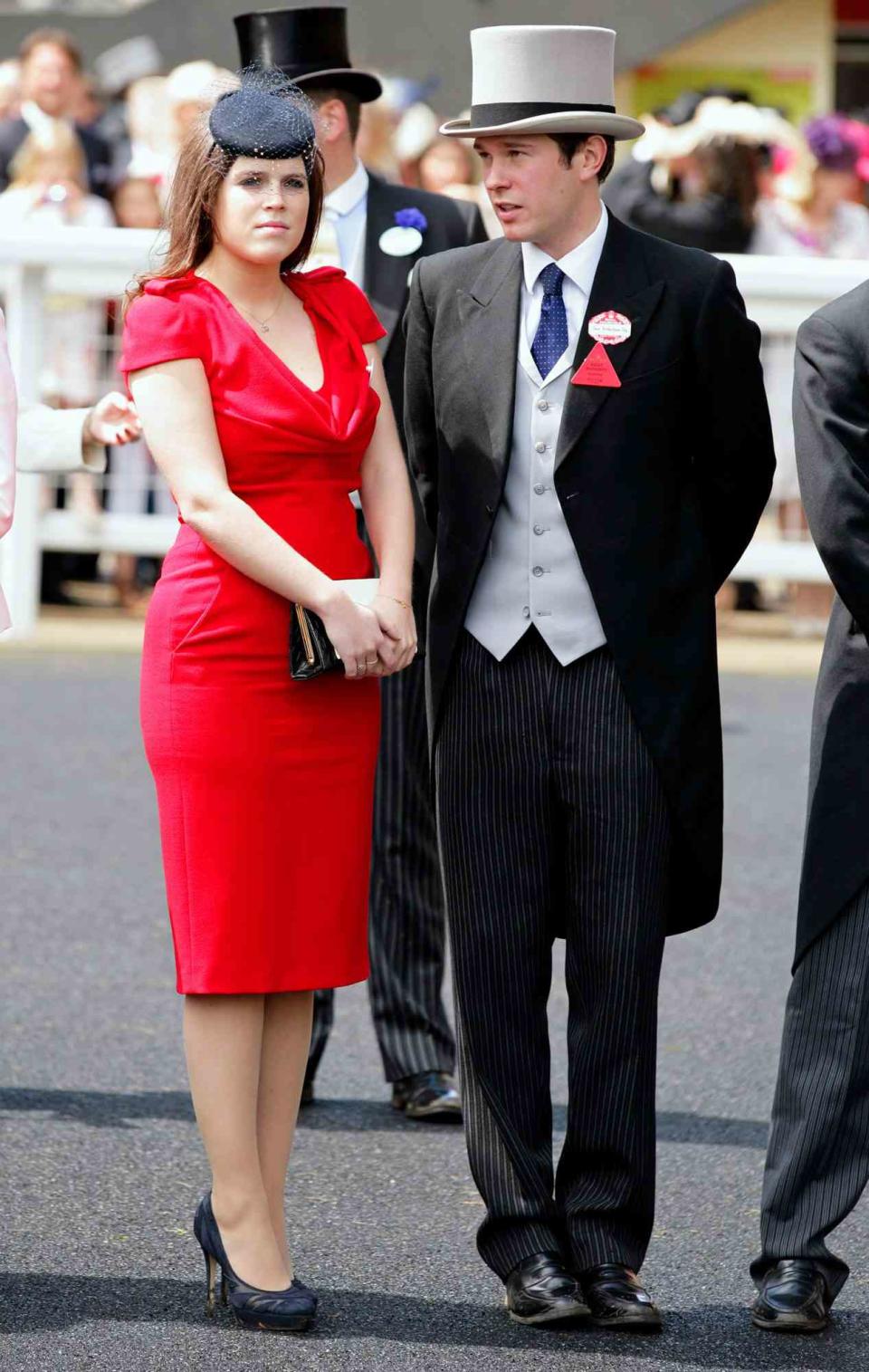 June 2011: Princess Eugenie and Jack Brooksbank attend the Royal Ascot together