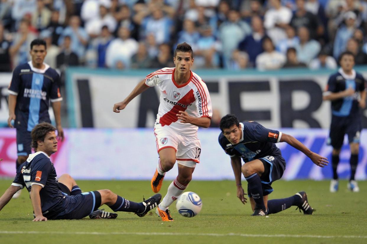 Fresh face | Lamela playing for boyhood club River Plate in 2011: AFP/Getty Images