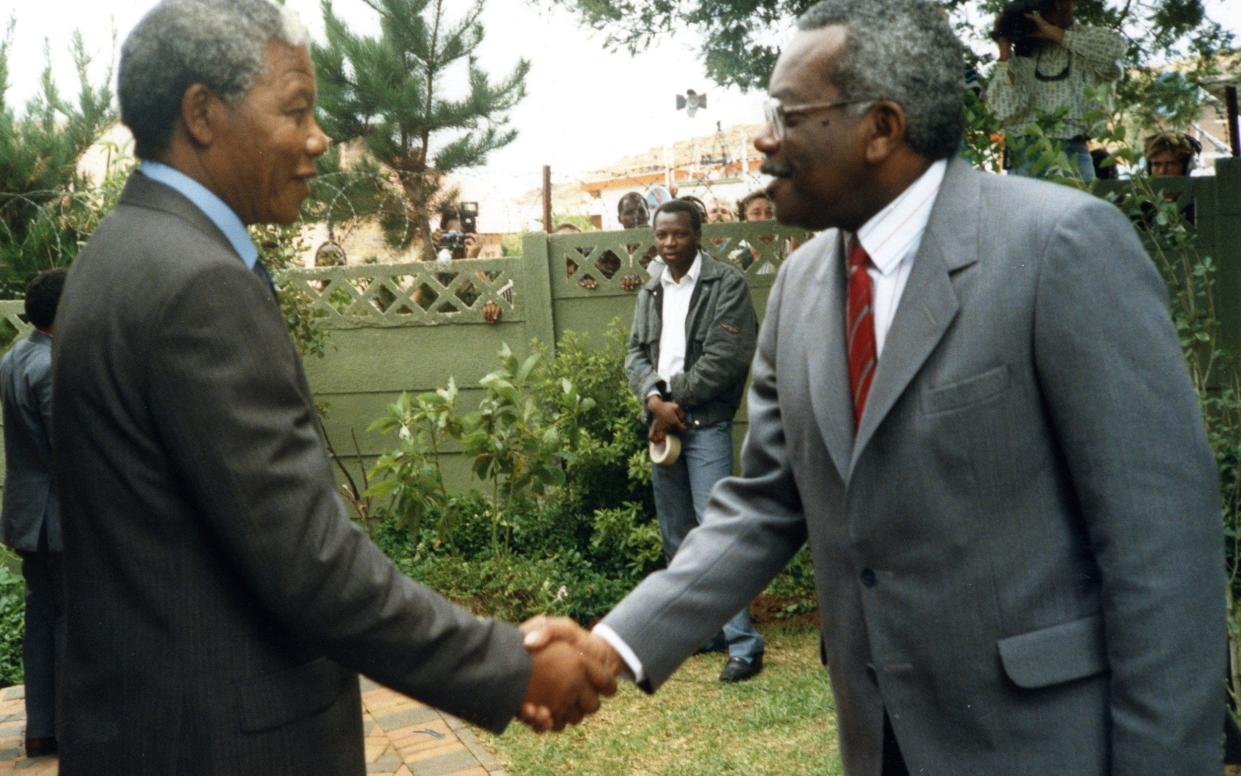 Sir Trevor was the first journalist to interview a liberated Nelson Mandela in 1990