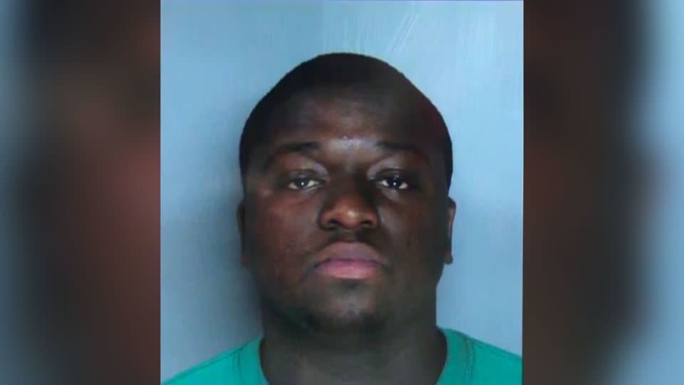 A booking image of Kabeh Cummings. CNN is seeking Cummings' legal representation for comment. - KCRA