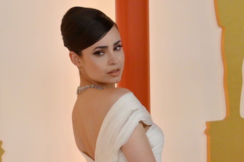 Sofia Carson attends the Academy Awards in March. File Photo by Jim Ruymen/UPI