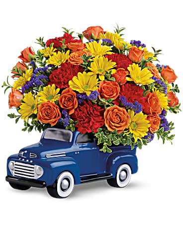 <p><strong>Teleflora</strong></p><p>teleflora.com</p><p><strong>$52.24</strong></p><p><a href="https://go.redirectingat.com?id=74968X1596630&url=https%3A%2F%2Fwww.teleflora.com%2Fflower-arrangement%2Ftelefloras-48-ford-pickup-bouquet%3FprodID%3DP_T25-1a%26skuId%3DT25-1A&sref=https%3A%2F%2Fwww.goodhousekeeping.com%2Fholidays%2Ffathers-day%2Fg21274147%2Flast-minute-fathers-day-gifts%2F" rel="nofollow noopener" target="_blank" data-ylk="slk:Shop Now;elm:context_link;itc:0;sec:content-canvas" class="link ">Shop Now</a></p><p>Brighten his day with this eye-catching bouquet that comes in a '48 Ford Pickup, which he can display and cherish as a keepsake.</p>