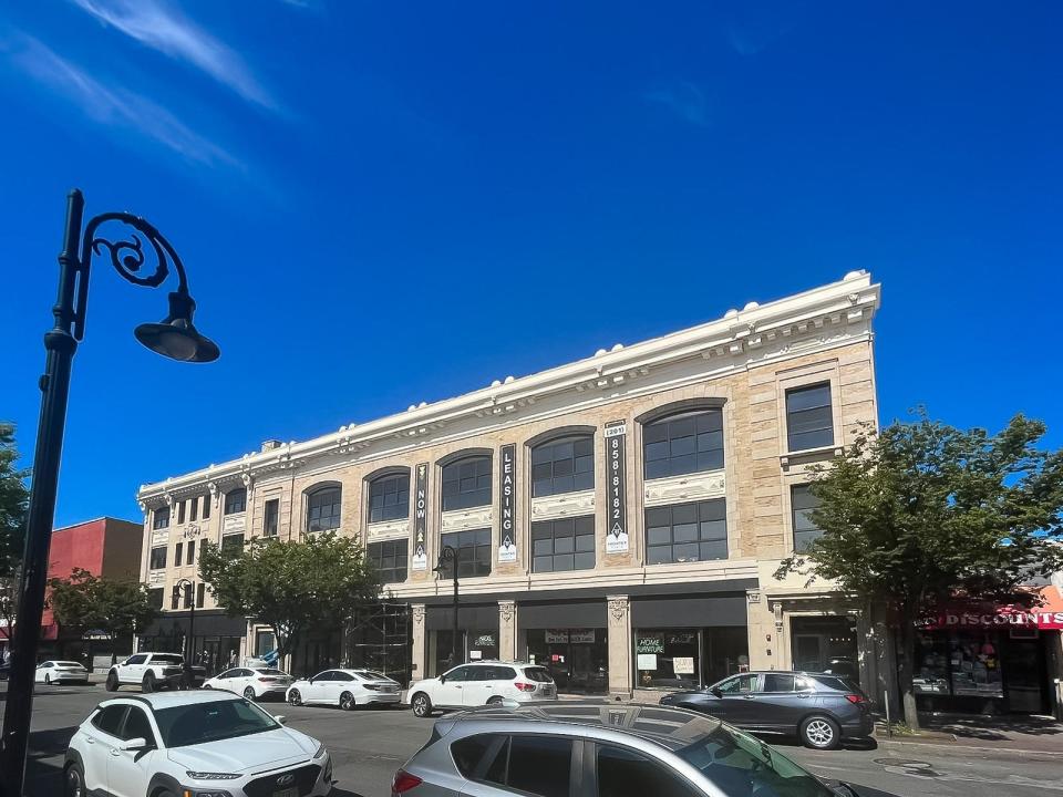 An apartment building named Frontier Flats has opened in a former department store in downtown Plainfield.