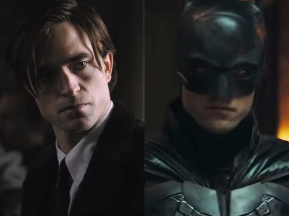 Robert Pattinson as Bruce Wayne/Batman in "The Batman."