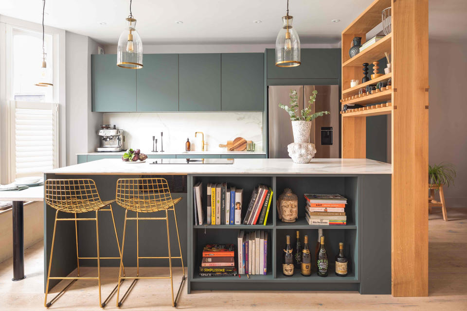 5. Combine standard Ikea cabinets with bespoke solutions