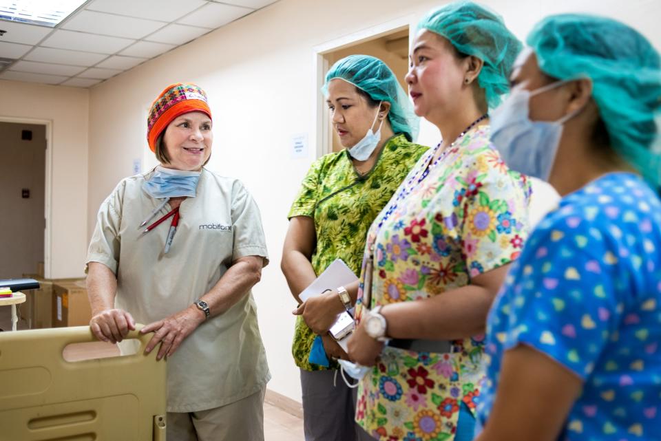 Claire Donaghy, a 15-year volunteer with global charity Operation Smile, attended a Women in Medicine program in the Philippines in late 2022.