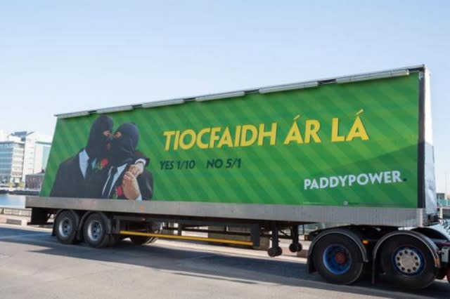 Paddy Power advert