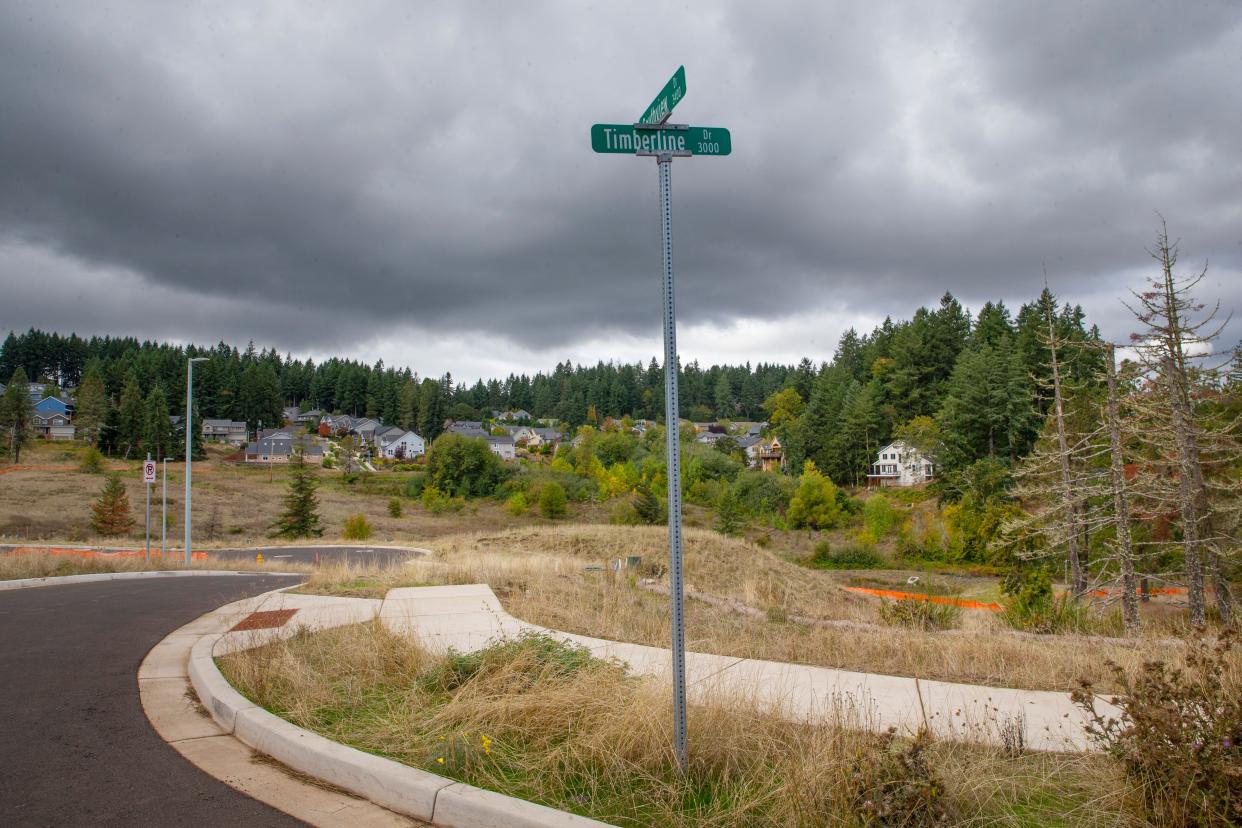 Timberline Hills development in Eugene.