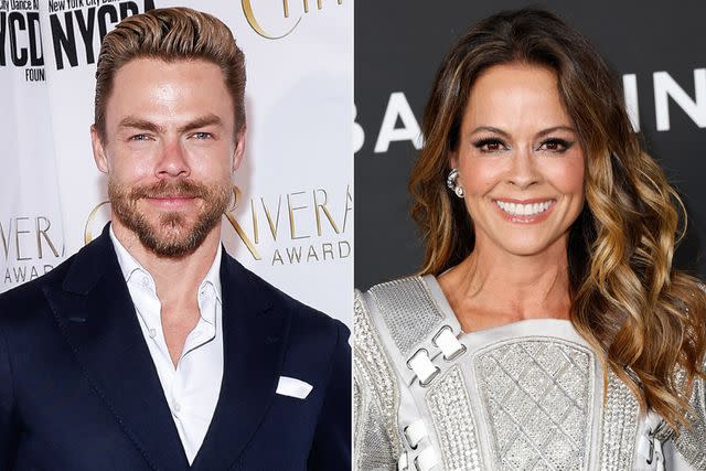 <p>Jason Mendez/Getty; Frazer Harrison/Getty</p> Derek Hough and Brooke Burke