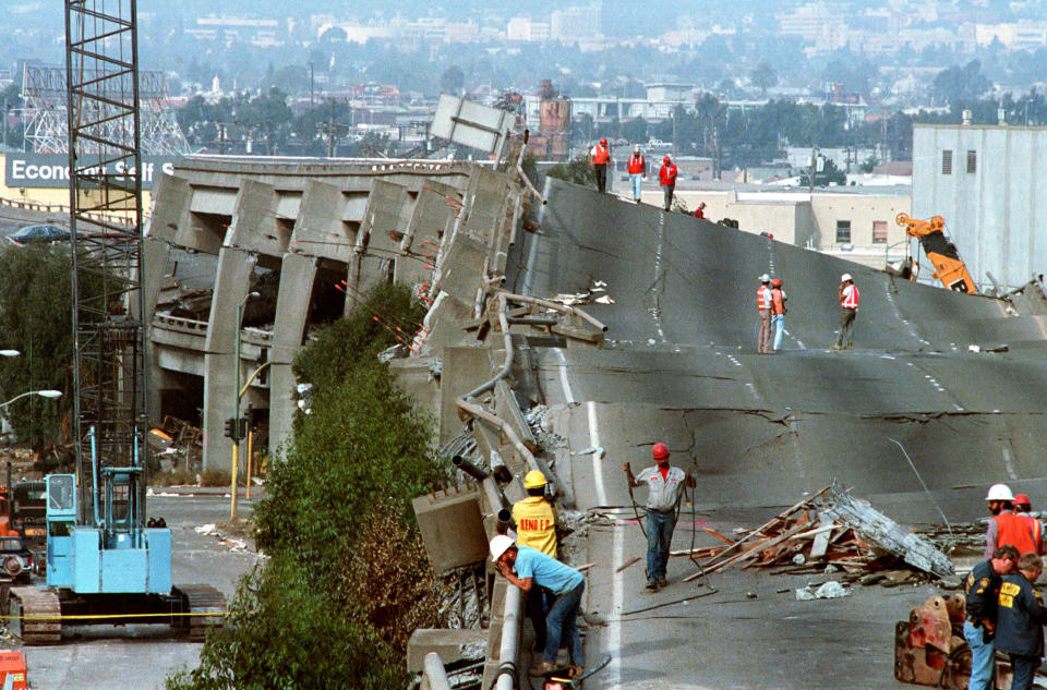 <p>A 6.9 earthquake hit the San Francisco area, forcing that week’s San Francisco 49ers game against the New England Patriots to be moved to Stanford University. The quake also more famously delayed the All-Bay Area World Series between the San Francisco Giants and Oakland Athletics more than a week due to the damage done to Candlestick Park. </p>