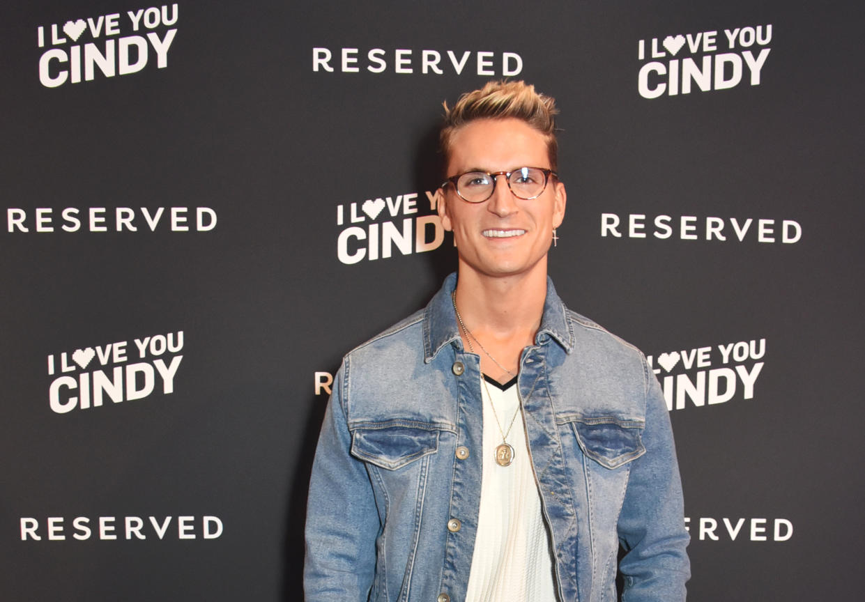 LONDON, ENGLAND - MARCH 16:  Ollie Proudlock attends the Reserved iLoveYouCindy campaign launch event at Kachette on March 16, 2018 in London, England.  (Photo by David M. Benett/Dave Benett/Getty Images for Reserved)