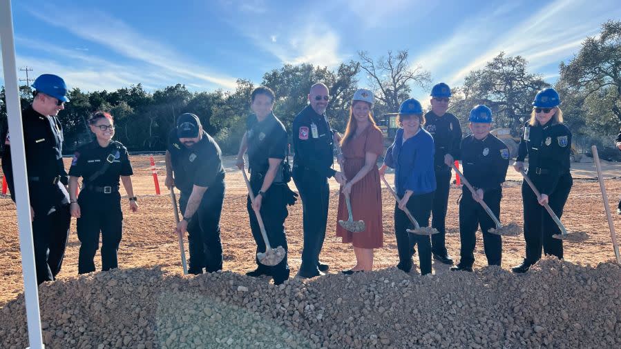 City of Austin breaks ground on Canyon Creek Fire/EMS Station #54 (KXAN Photo/Andy Way)