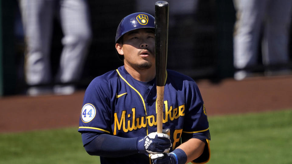 Milwaukee Brewers' Keston Hiura 