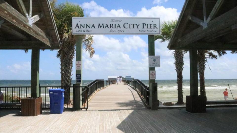 The Anna Maria City Pier is the first location on Anna Maria Island for the new water ferry linking downtown Bradenton with Manatee County beaches. Manatee County tourism officials want to add a stop in Palmetto as well, which would serve, among others, guests at the Marriott which is forecast to open in April.