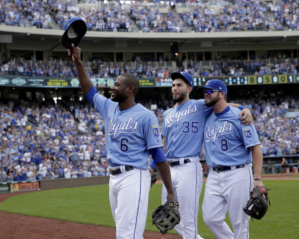 The Royals gave three players qualifying offers Monday. (AP Photo/Charlie Riedel, File)