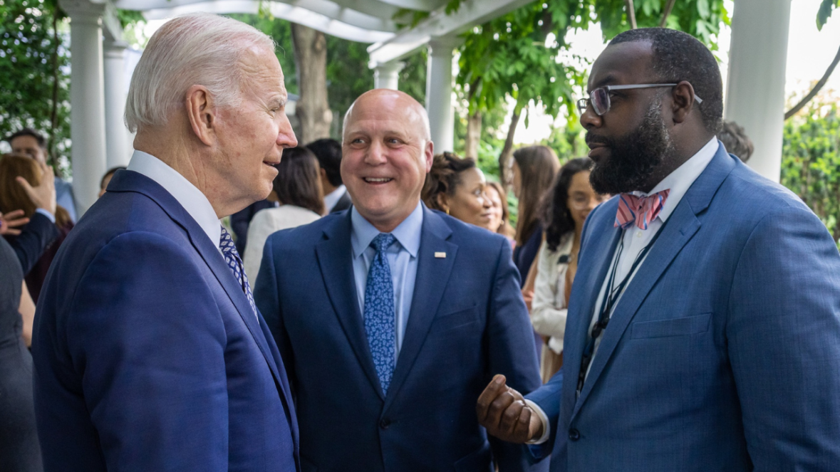 Trey Baker, who served as the 2020 campaign’s national director for African-American engagement, has been hired to reprise a similar role for the reelection team as a senior advisor, theGrio exclusively reports. (Photo: Biden for President)