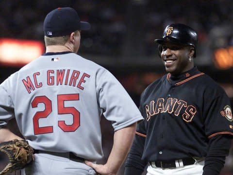 Mark McGwire and Barry Bonds