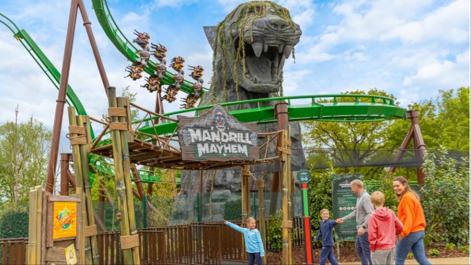 “Mandrill Mayhem” at World of Jumanji, Chessington (courtesy of Merlin Entertainments)