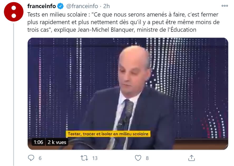 Twitter @franceinfo