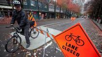 City council voted unanimously to keep the experimental Vancouver bike lanes.