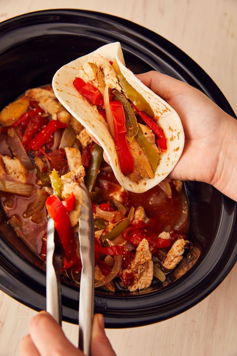 Slow-Cooker Chicken Fajitas