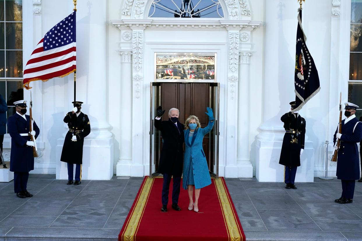 <p>First Lady Jill Biden taught right up until leaving for presidential inauguration</p> (AP Photo/Alex Brandon, Pool)