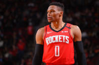 <p>The Houston Rockets star <a href="https://people.com/sports/nba-star-russell-westbrook-placed-in-quarantine-after-testing-positive-for-coronavirus/" rel="nofollow noopener" target="_blank" data-ylk="slk:announced his diagnosis;elm:context_link;itc:0;sec:content-canvas" class="link ">announced his diagnosis</a> on Twitter on July 13, 2020, just days after the Rockets traveled to Orlando, where the NBA will be continuing the 2019-2020 season at the Walt Disney World resort.</p> <p>"I tested positive for covid-19 prior to my team's departure to Orlando," Westbrook wrote. "I'm currently feeling well, quarantined, and looking forward to rejoining my teammates when I am cleared."</p> <p>"Thank you all for the well wishes and continued support," Westbrook continued. "Please take this virus seriously. Be safe. Mask up!"</p>