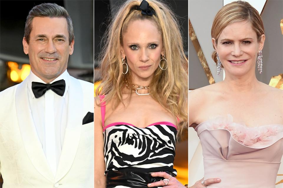 Jon Hamm, Juno Temple, and Jennifer Jason Leigh