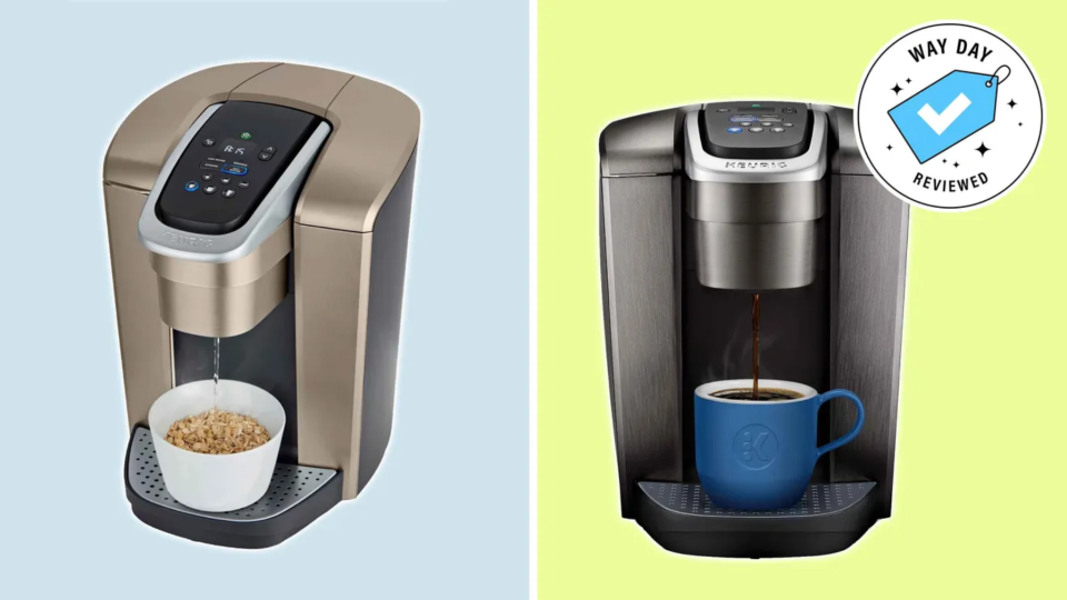 Save on this Keurig coffee maker in a variety of colors at Wayfair.